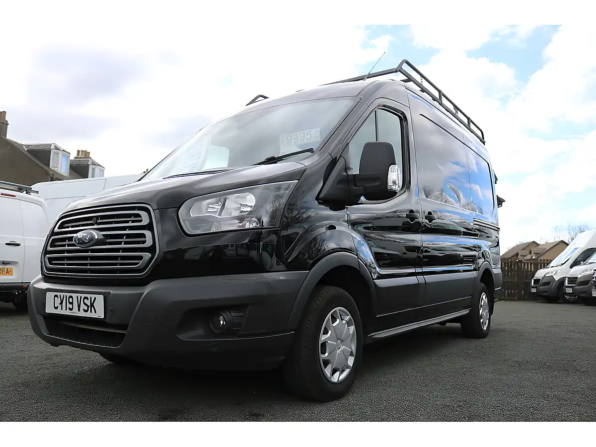 Used 2019 Ford Transit Mwb L2H2 Metallic Black - Interior and Exterior details 12