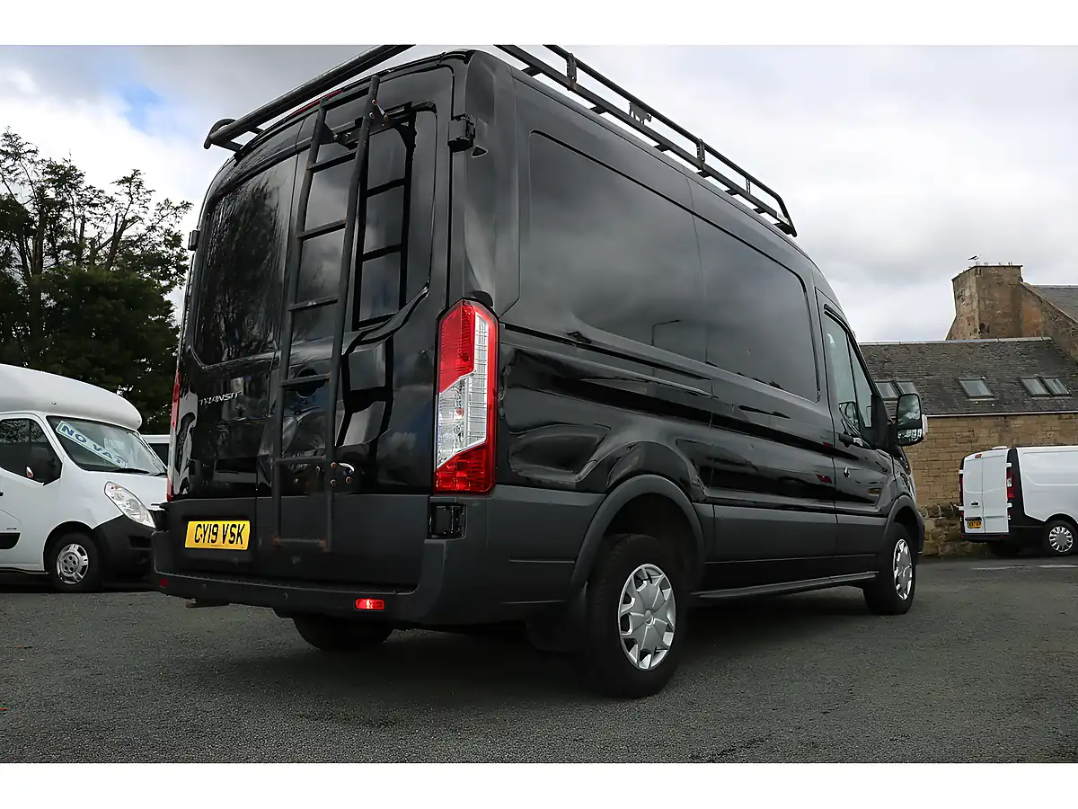 Used 2019 Ford Transit Mwb L2H2 Metallic Black - Interior and Exterior details 9