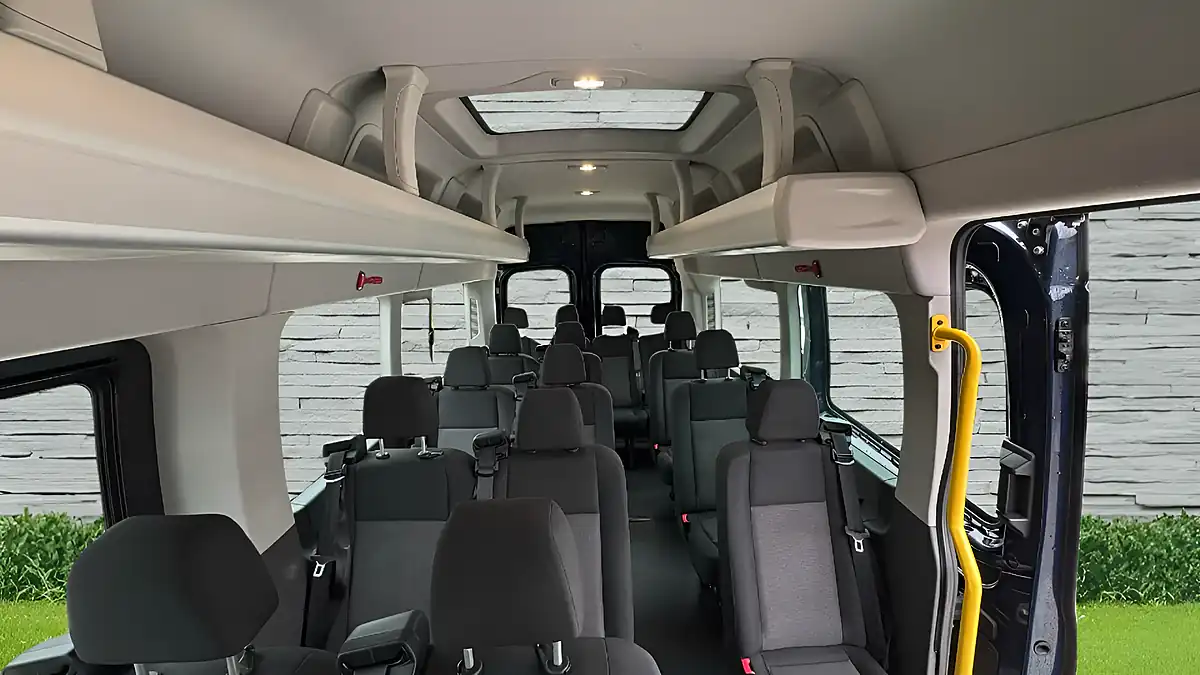 Used 2019 Ford Transit Trend Minibus Double Cab Blue - Interior and Exterior details 19