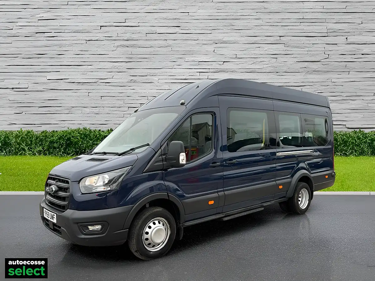 Used 2019 Ford Transit Trend Minibus Double Cab Blue - Interior and Exterior details 3