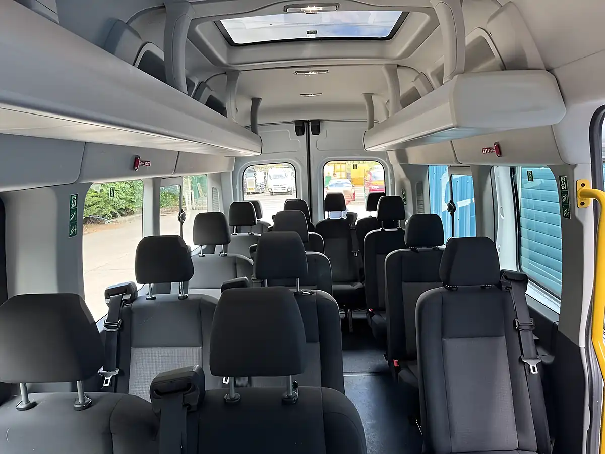 Used 2019 Ford Transit Trend White - Interior and Exterior details 11