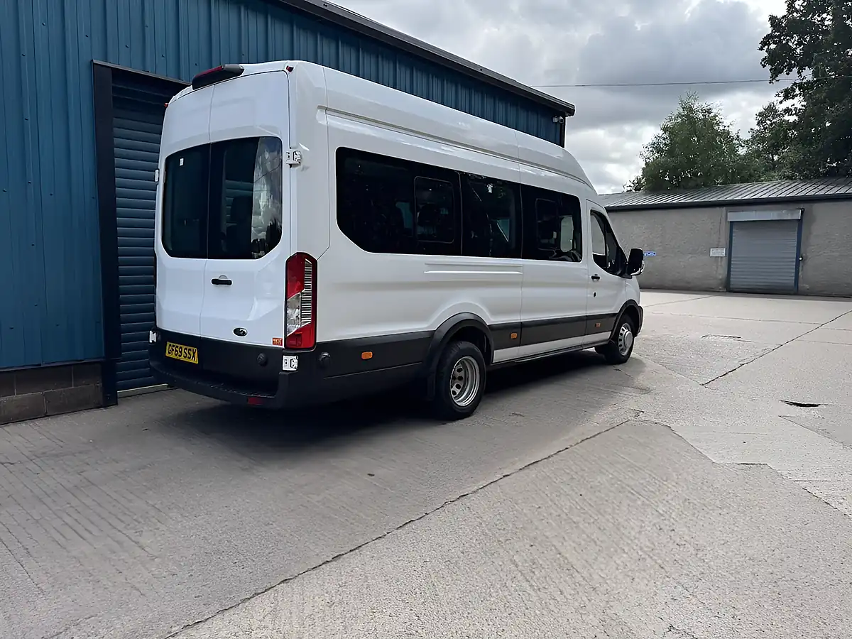 Used 2019 Ford Transit Trend White - Interior and Exterior details 3