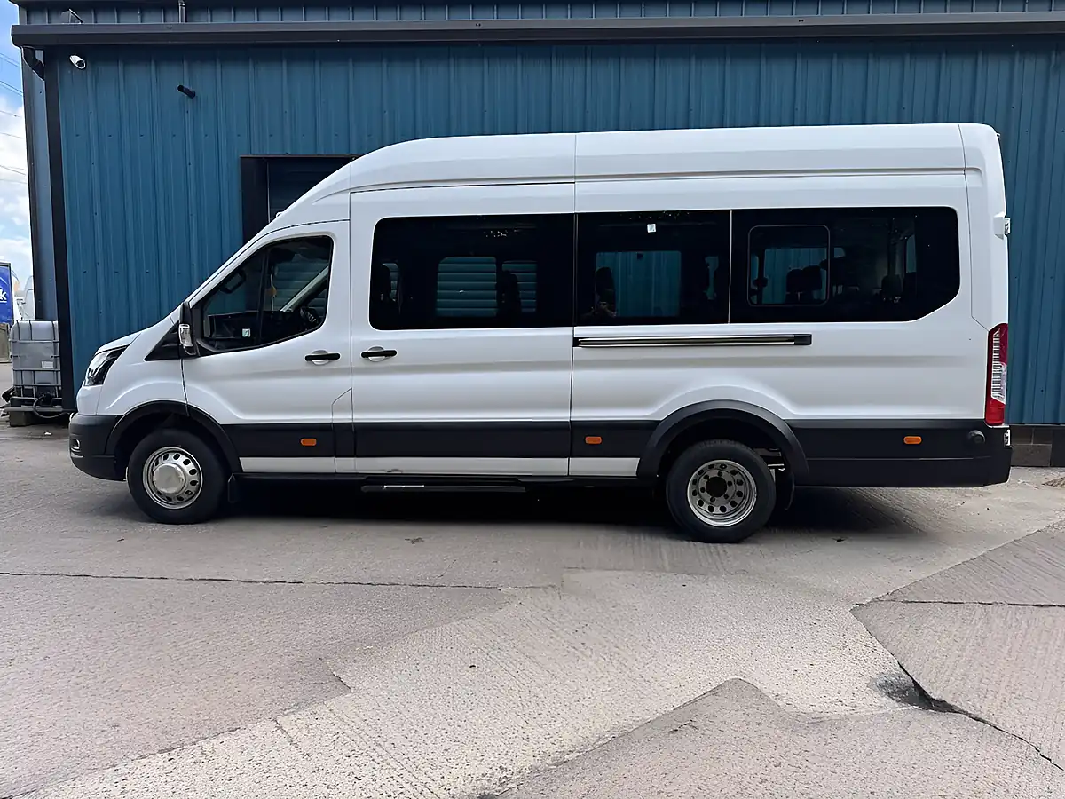 Used 2019 Ford Transit Trend White - Interior and Exterior details 4