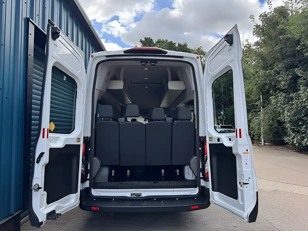 Used 2019 Ford Transit Trend White - Interior and Exterior details 8