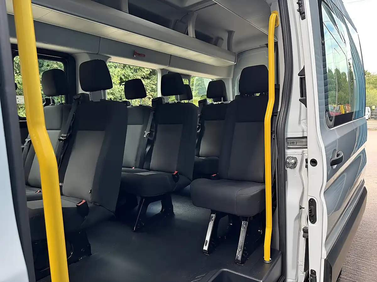 Used 2019 Ford Transit Trend White - Interior and Exterior details 9