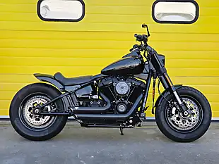 Used 2019 Harley-Davidson Softail Fat Bob Black - Interior and Exterior details 2