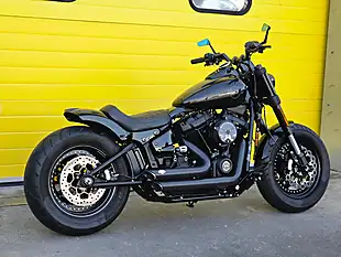 Used 2019 Harley-Davidson Softail Fat Bob Black - Interior and Exterior details 4