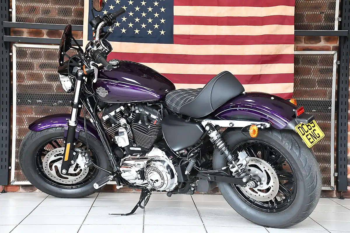 Used 2019 Harley-Davidson Sportster XL1200C Custom Purple - Interior and Exterior details 12
