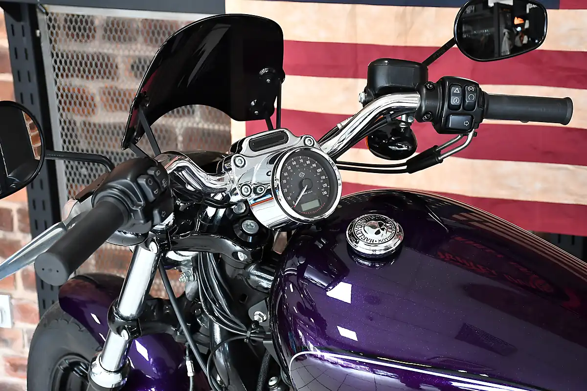 Used 2019 Harley-Davidson Sportster XL1200C Custom Purple - Interior and Exterior details 8