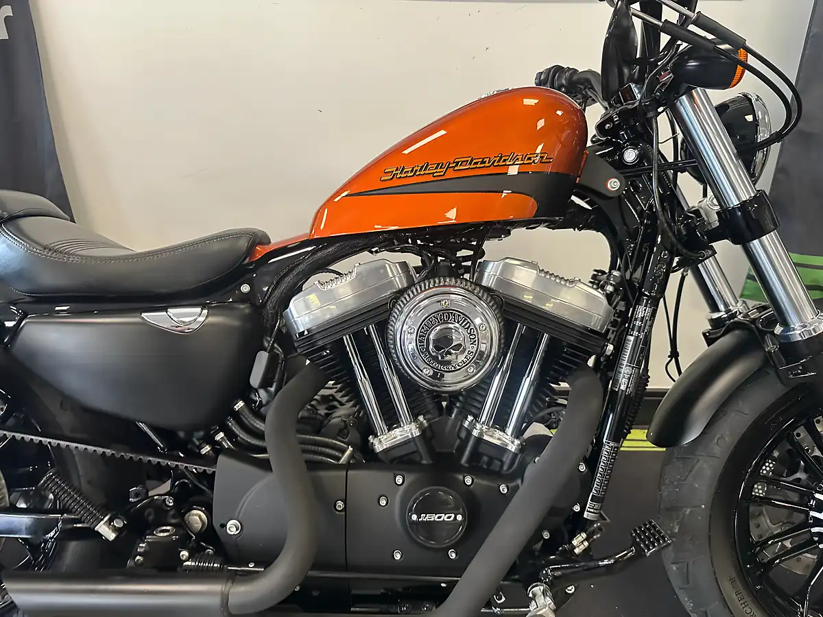 Used 2019 Harley-Davidson Sportster XL1200X Forty-Eight Custom Orange - Interior and Exterior details 6