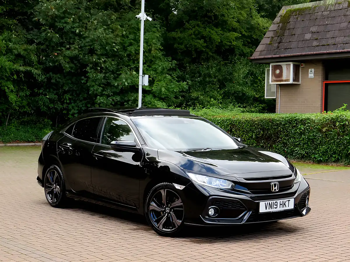 Used 2019 Honda Civic Ex Black - Front View