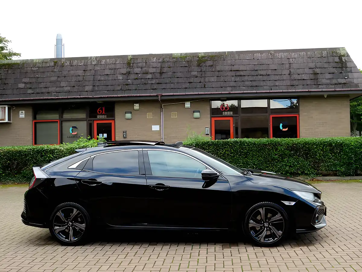 Used 2019 Honda Civic Ex Black - Interior and Exterior details 2