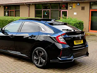 Used 2019 Honda Civic Ex Black - Interior and Exterior details 20