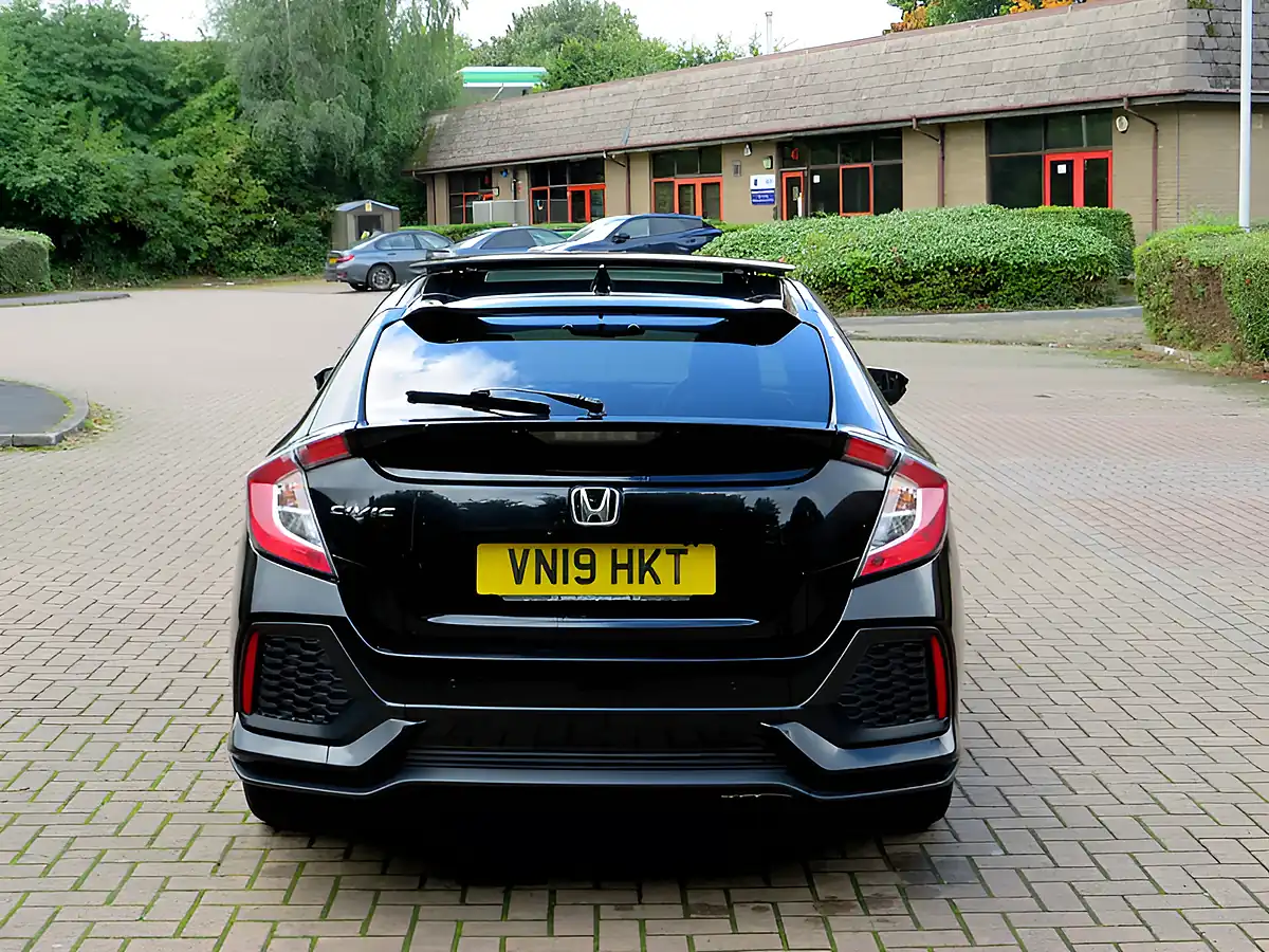 Used 2019 Honda Civic Ex Black - Interior and Exterior details 4