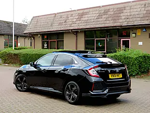 Used 2019 Honda Civic Ex Black - Interior and Exterior details 5