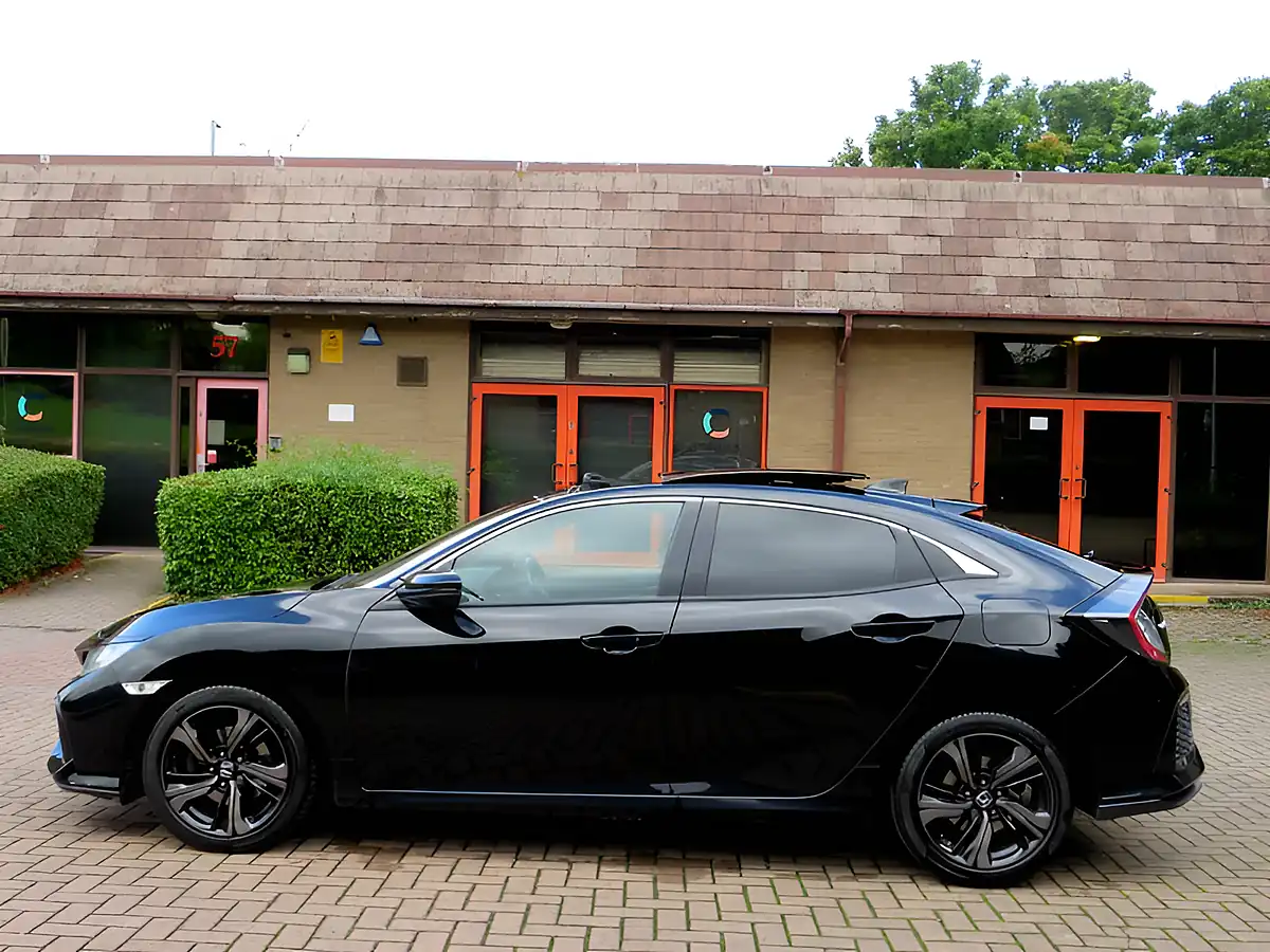 Used 2019 Honda Civic Ex Black - Interior and Exterior details 6