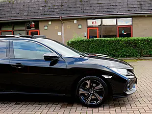 Used 2019 Honda Civic Ex Black - Interior and Exterior details 9