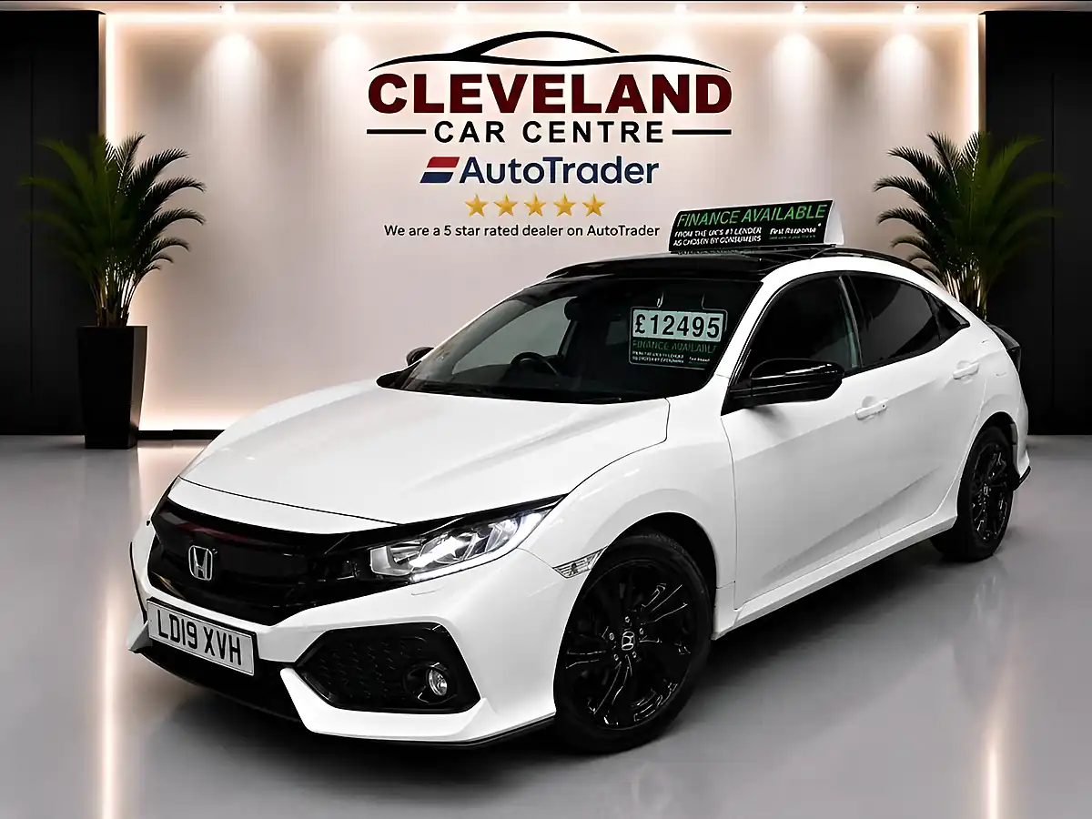 Used 2019 Honda Civic Ex White - Front View