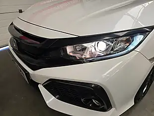 Used 2019 Honda Civic Ex White - Interior and Exterior details 10