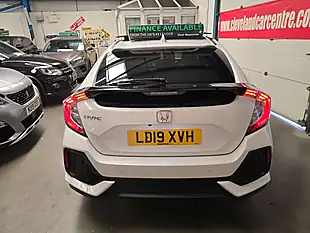 Used 2019 Honda Civic Ex White - Interior and Exterior details 6