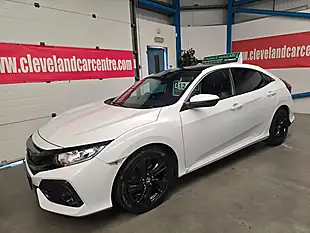 Used 2019 Honda Civic Ex White - Interior and Exterior details 9