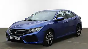 Used 2019 Honda Civic Se Blue - Interior and Exterior details 2