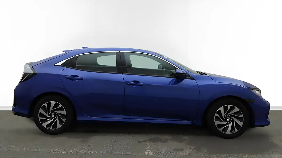 Used 2019 Honda Civic Se Blue - Interior and Exterior details 5