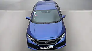 Used 2019 Honda Civic Se Blue - Interior and Exterior details 7