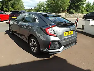 Used 2019 Honda Civic Se Grey - Interior and Exterior details 5