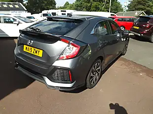 Used 2019 Honda Civic Se Grey - Interior and Exterior details 9