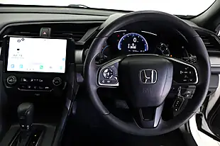 Used 2019 Honda Civic Se Hatchback White - Interior and Exterior details 7