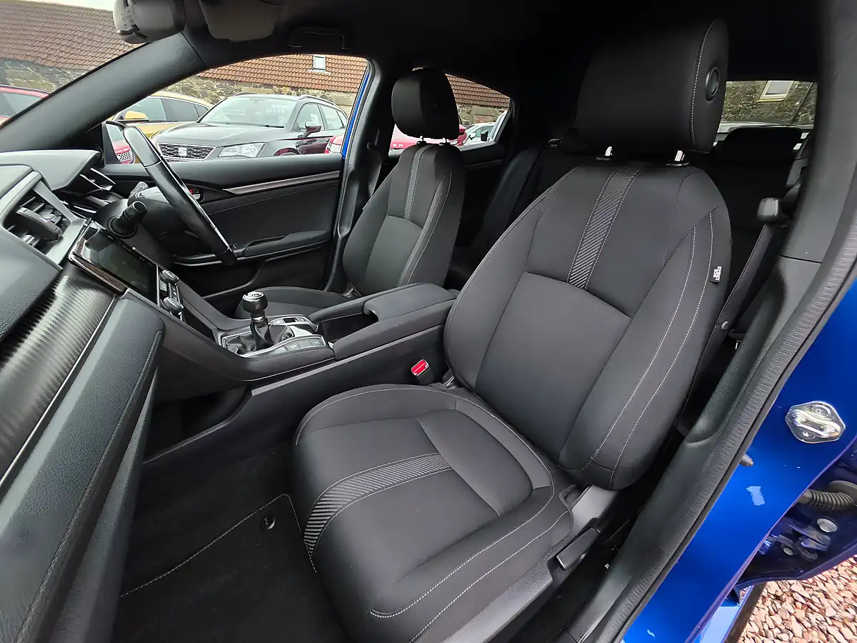 Used 2019 Honda Civic Sport Brilliant Sporty Blue Metallic - Interior and Exterior details 10
