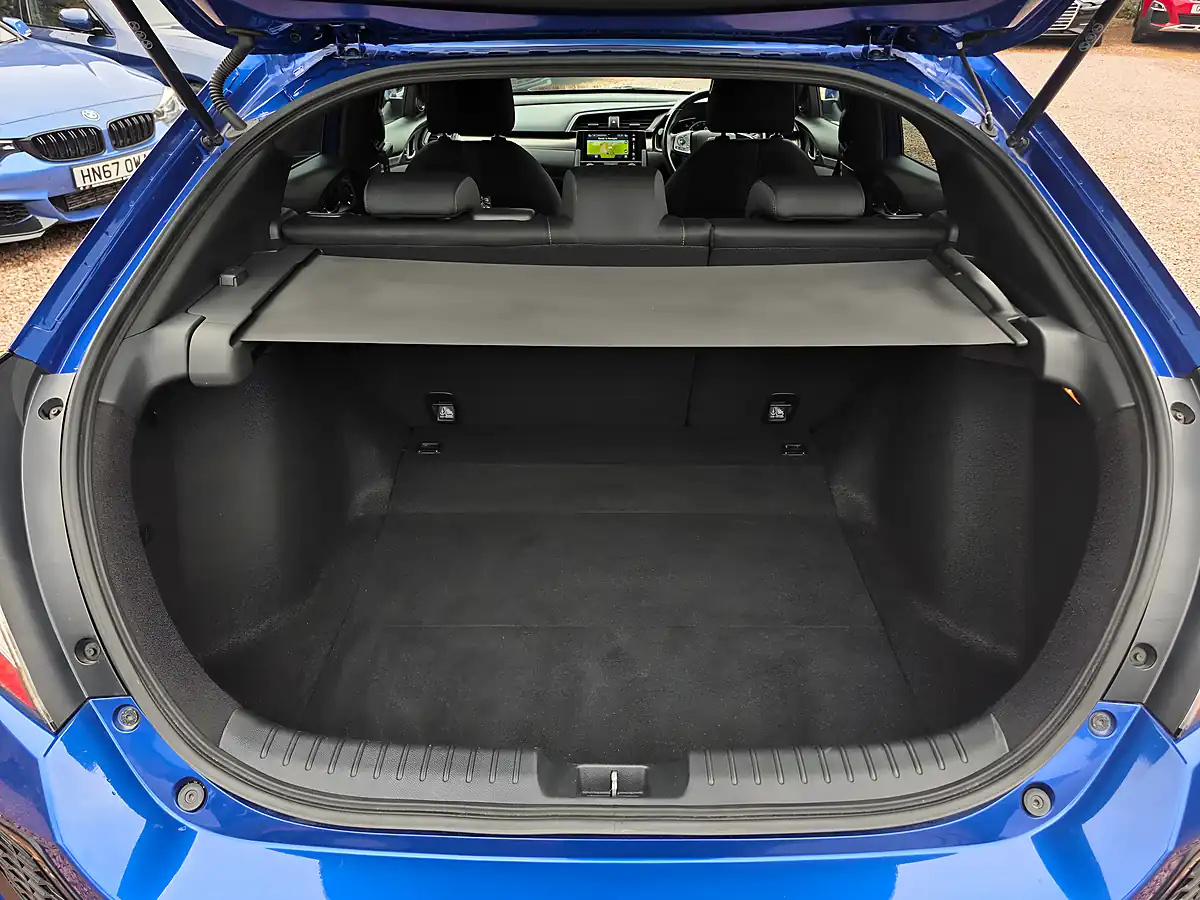 Used 2019 Honda Civic Sport Brilliant Sporty Blue Metallic - Interior and Exterior details 13