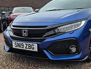 Used 2019 Honda Civic Sport Brilliant Sporty Blue Metallic - Interior and Exterior details 6