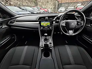 Used 2019 Honda Civic Sport Brilliant Sporty Blue Metallic - Interior and Exterior details 7