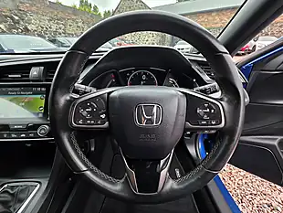 Used 2019 Honda Civic Sport Brilliant Sporty Blue Metallic - Interior and Exterior details 9