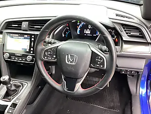 Used 2019 Honda Civic Sport Line Blue - Interior and Exterior details 10