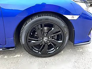 Used 2019 Honda Civic Sport Line Blue - Interior and Exterior details 15