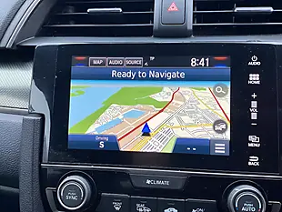 Used 2019 Honda Civic Sport Line Blue - Interior and Exterior details 3