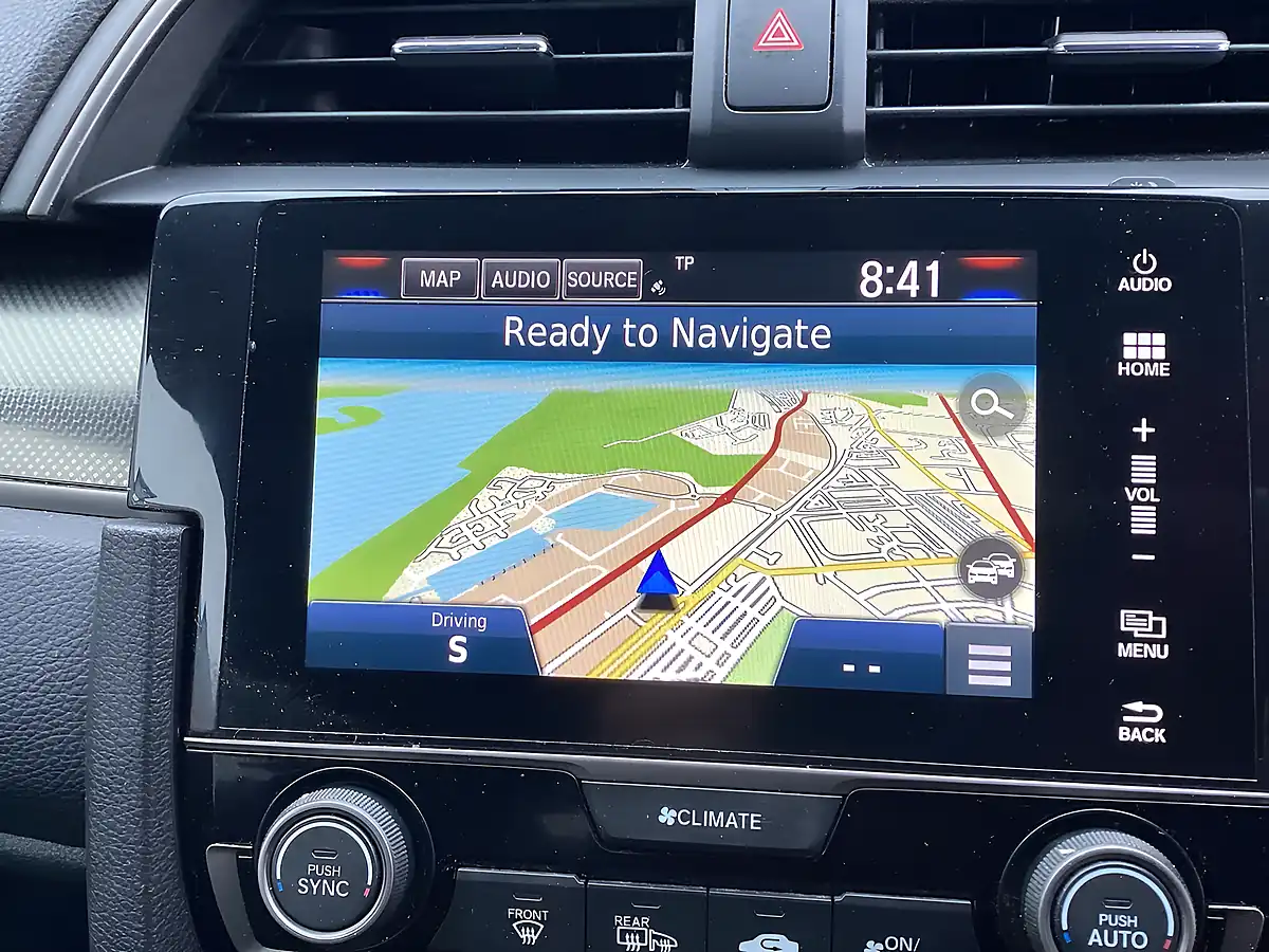 Used 2019 Honda Civic Sport Line Blue - Interior and Exterior details 3