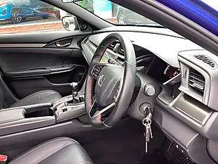 Used 2019 Honda Civic Sport Line Blue - Interior and Exterior details 6