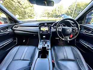 Used 2019 Honda Civic Sport Line Red - Interior and Exterior details 12