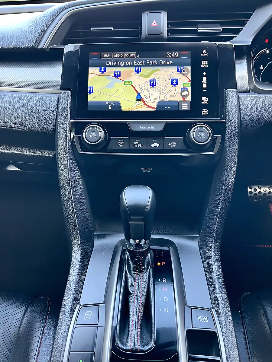 Used 2019 Honda Civic Sport Line Red - Interior and Exterior details 13