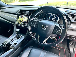 Used 2019 Honda Civic Sport Line Red - Interior and Exterior details 14