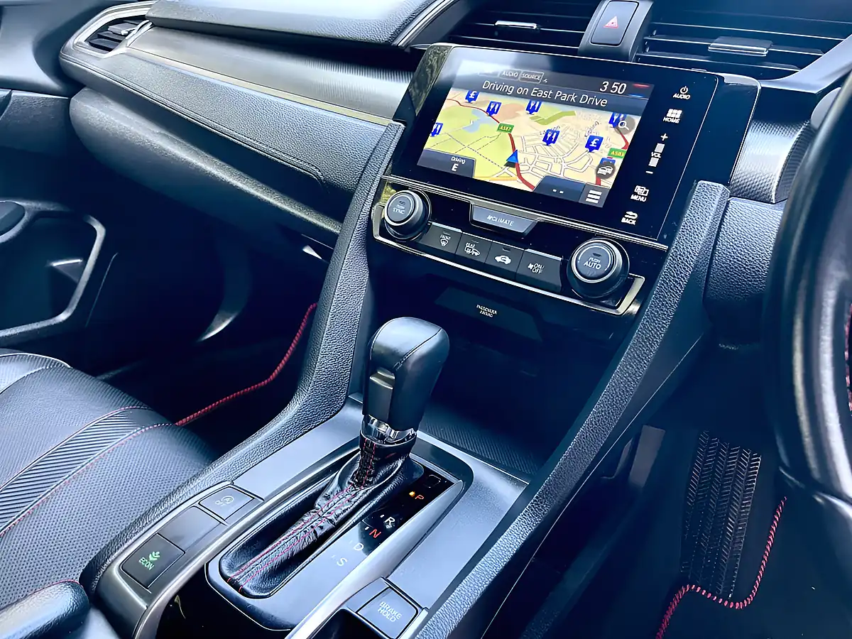 Used 2019 Honda Civic Sport Line Red - Interior and Exterior details 15