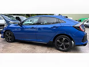 Used 2019 Honda Civic Sport Plus Blue - Interior and Exterior details 12