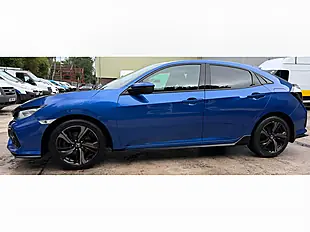 Used 2019 Honda Civic Sport Plus Blue - Interior and Exterior details 13