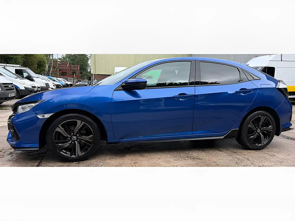 Used 2019 Honda Civic Sport Plus Blue - Interior and Exterior details 13