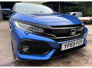 Used 2019 Honda Civic Sport Plus Blue - Interior and Exterior details 3