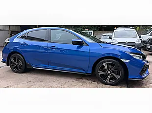 Used 2019 Honda Civic Sport Plus Blue - Interior and Exterior details 5
